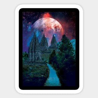 Temple Space Outer Galaxy Sticker